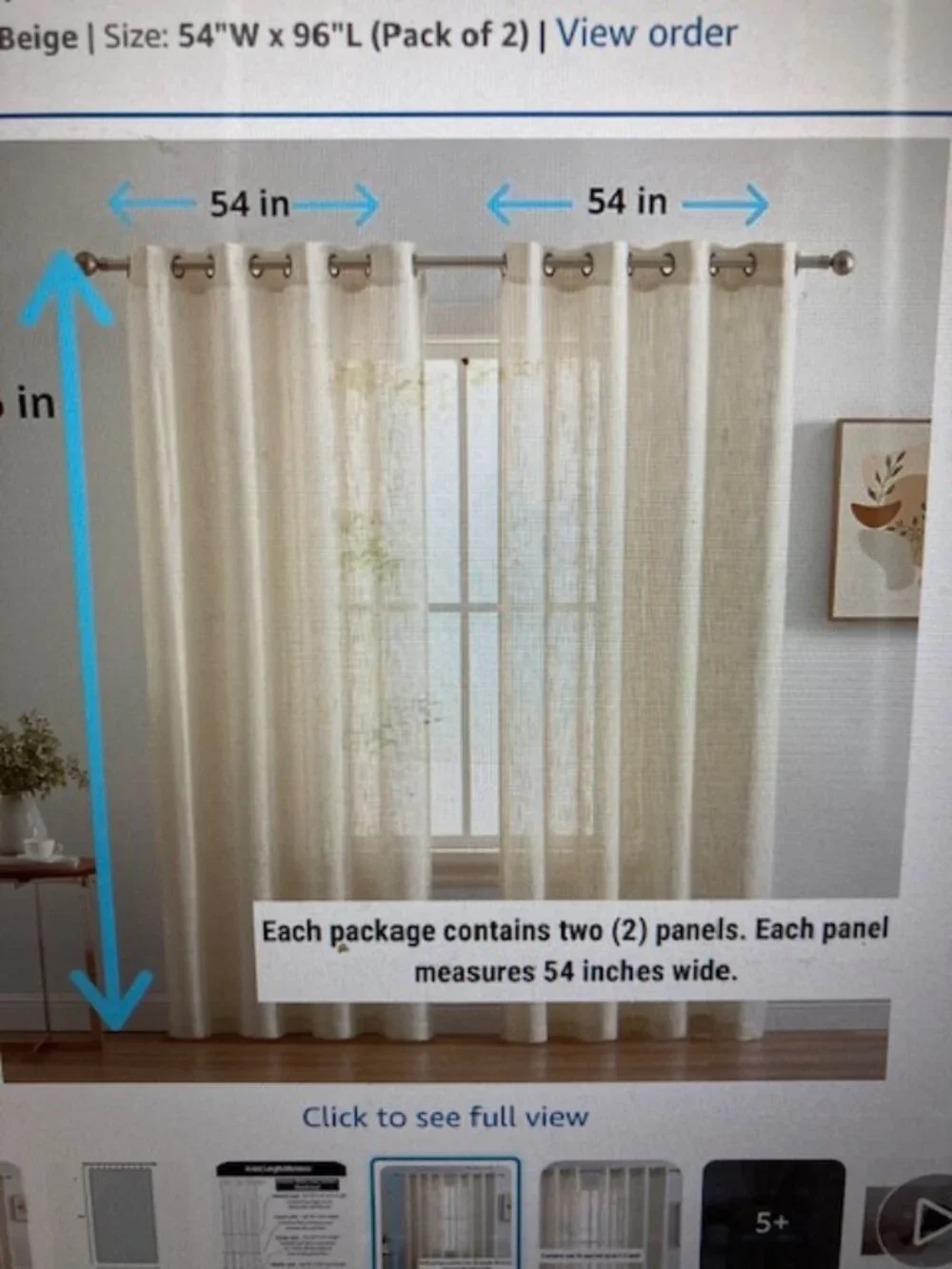 Faux Linen Textured Grommet Curtains
